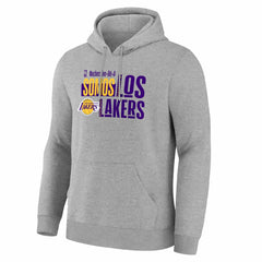 Los Angeles Lakers Noches Training Hoodie Gray