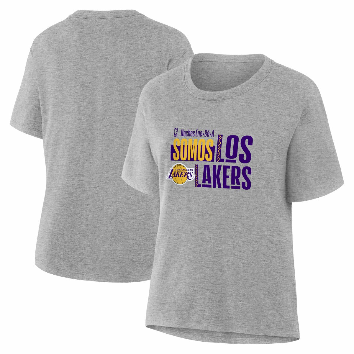Los Angeles Lakers Women's Noches Training T-Shirt Gray