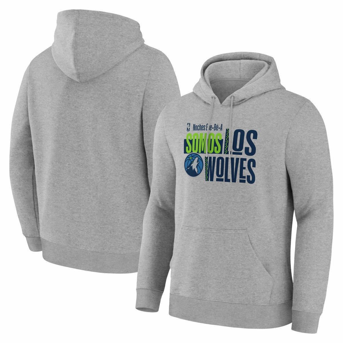 Minnesota Timberwolves Noches Training Hoodie Gray
