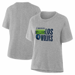 Minnesota Timberwolves Women's Noches Training T-Shirt Gray