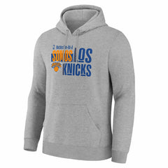New York Knicks Noches Training Hoodie Gray