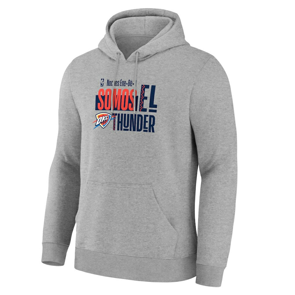 Oklahoma City Thunder Noches Training Hoodie Gray