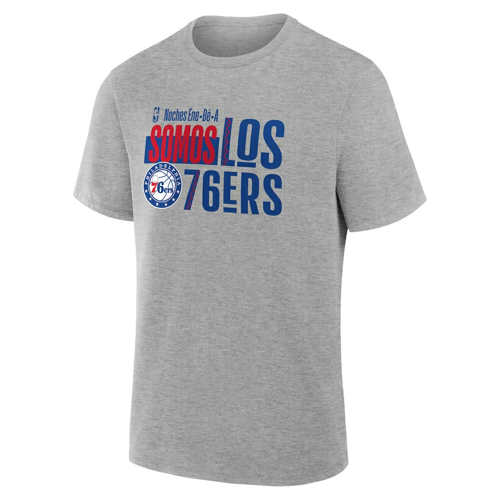 Philadelphia 76ers Noches Training T-Shirt Gray