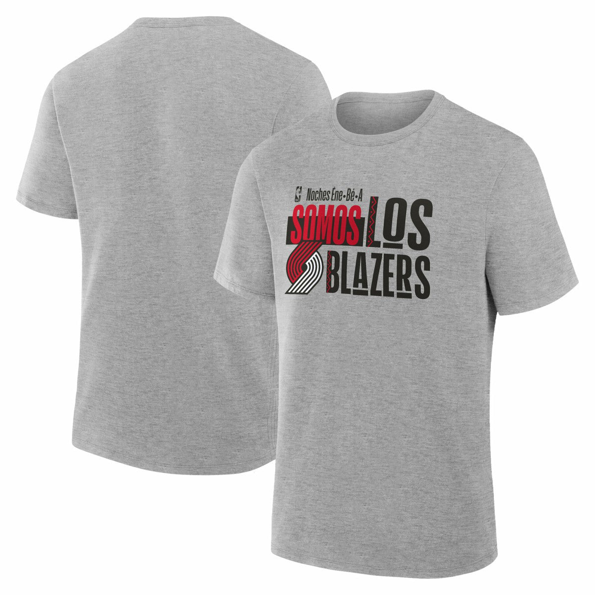 Portland Trail Blazers Noches Training T-Shirt Gray