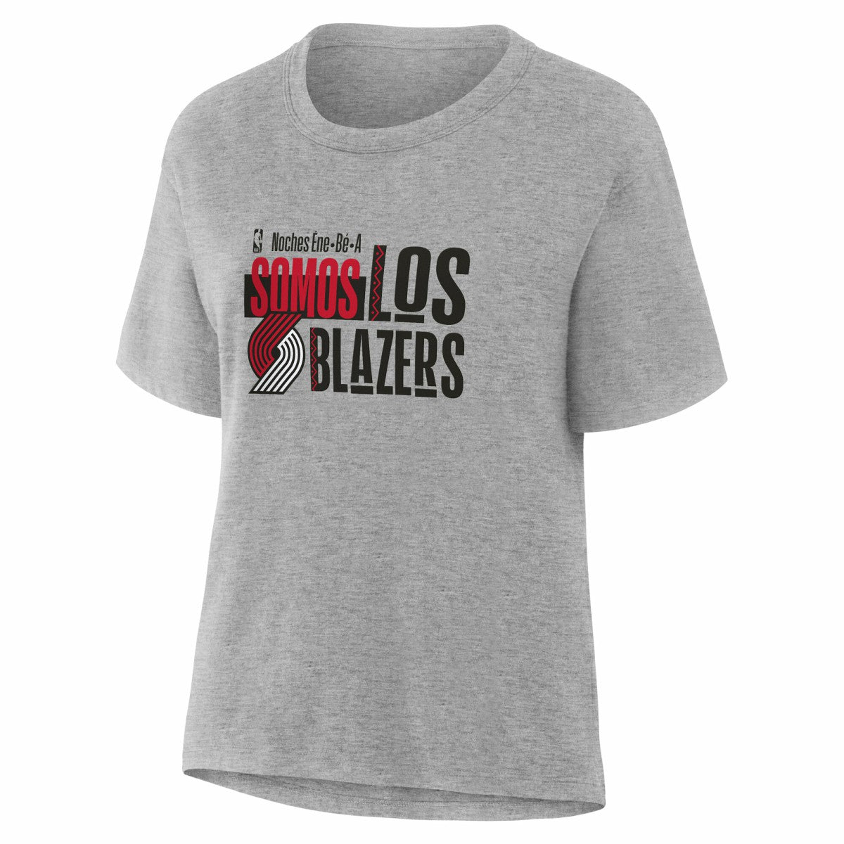 Portland Trail Blazers Women's Noches Training T-Shirt Gray
