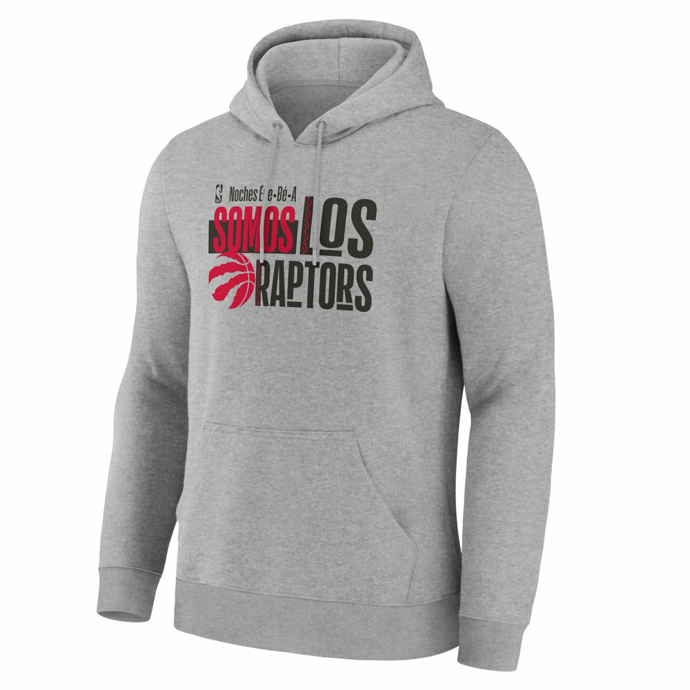 Toronto Raptors Noches Training Hoodie Gray