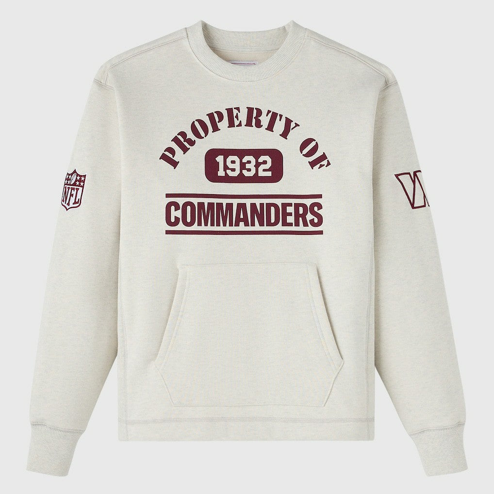 Washington Commanders OVO x NFL Unisex Fleece Sweatshirt - Heather Gray - NFL