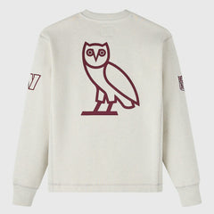 Washington Commanders OVO x NFL Unisex Fleece Sweatshirt - Heather Gray - NFL