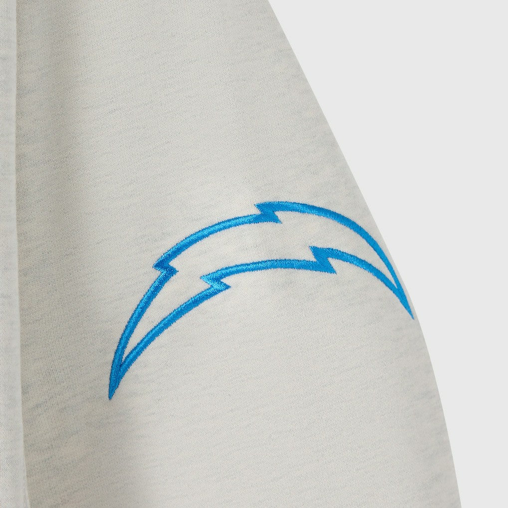 Los Angeles Chargers OVO x NFL Unisex Fleece Sweatshirt - Heather Gray - NFL
