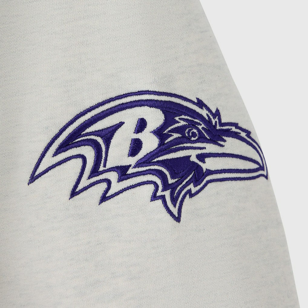 Baltimore Ravens OVO x NFL Unisex Fleece Sweatshirt - Heather Gray - NFL