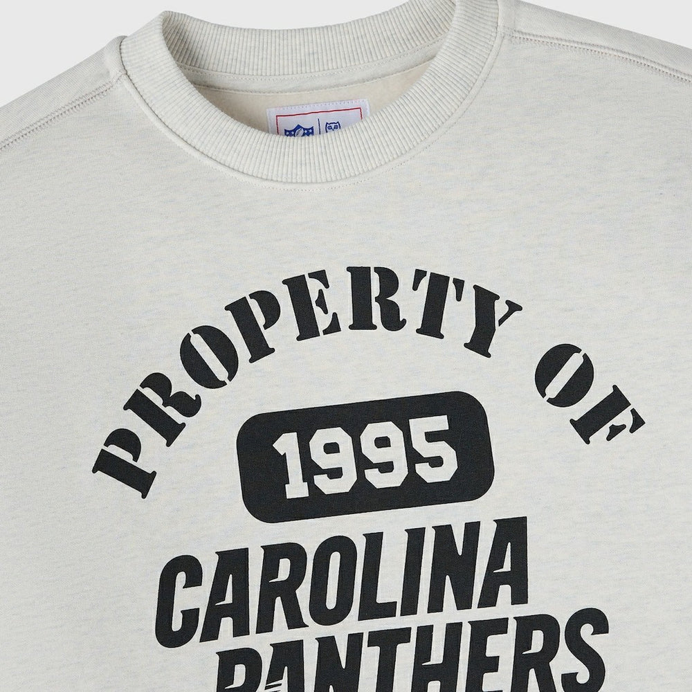 Carolina Panthers OVO x NFL Unisex Fleece Sweatshirt - Heather Gray - NFL