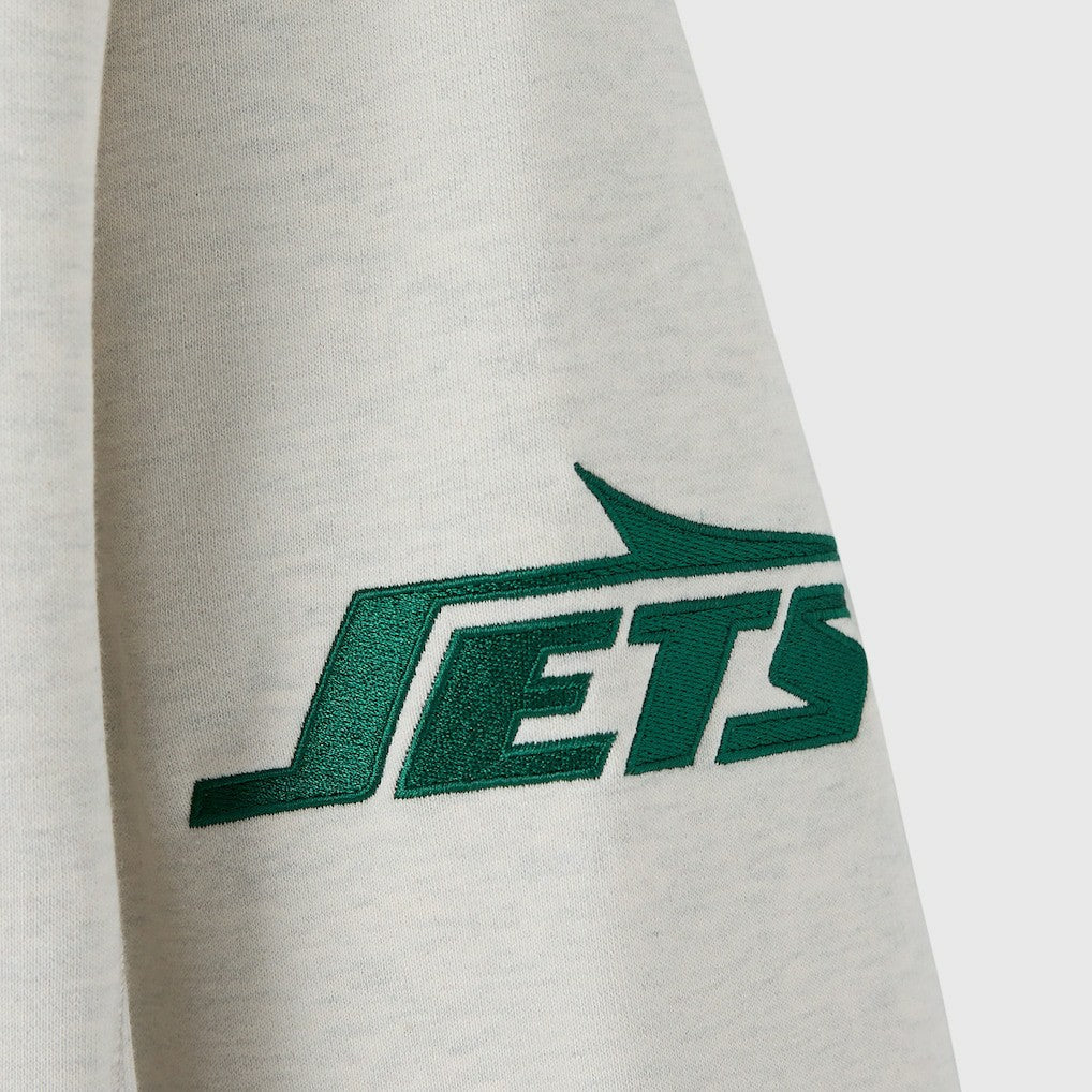 New York Jets OVO x NFL Unisex Fleece Sweatshirt - Heather Gray - NFL