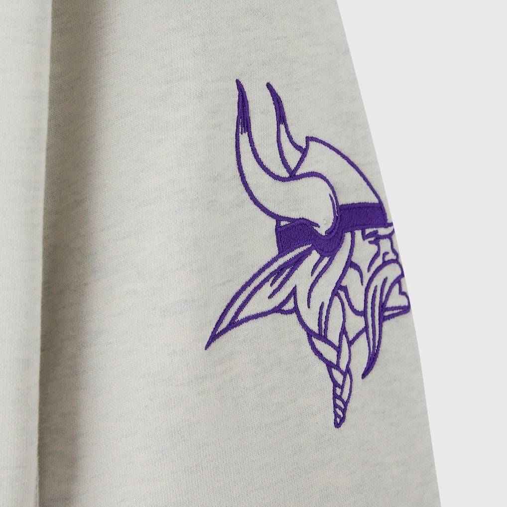 Minnesota Vikings OVO x NFL Unisex Fleece Sweatshirt - Heather Gray - NFL
