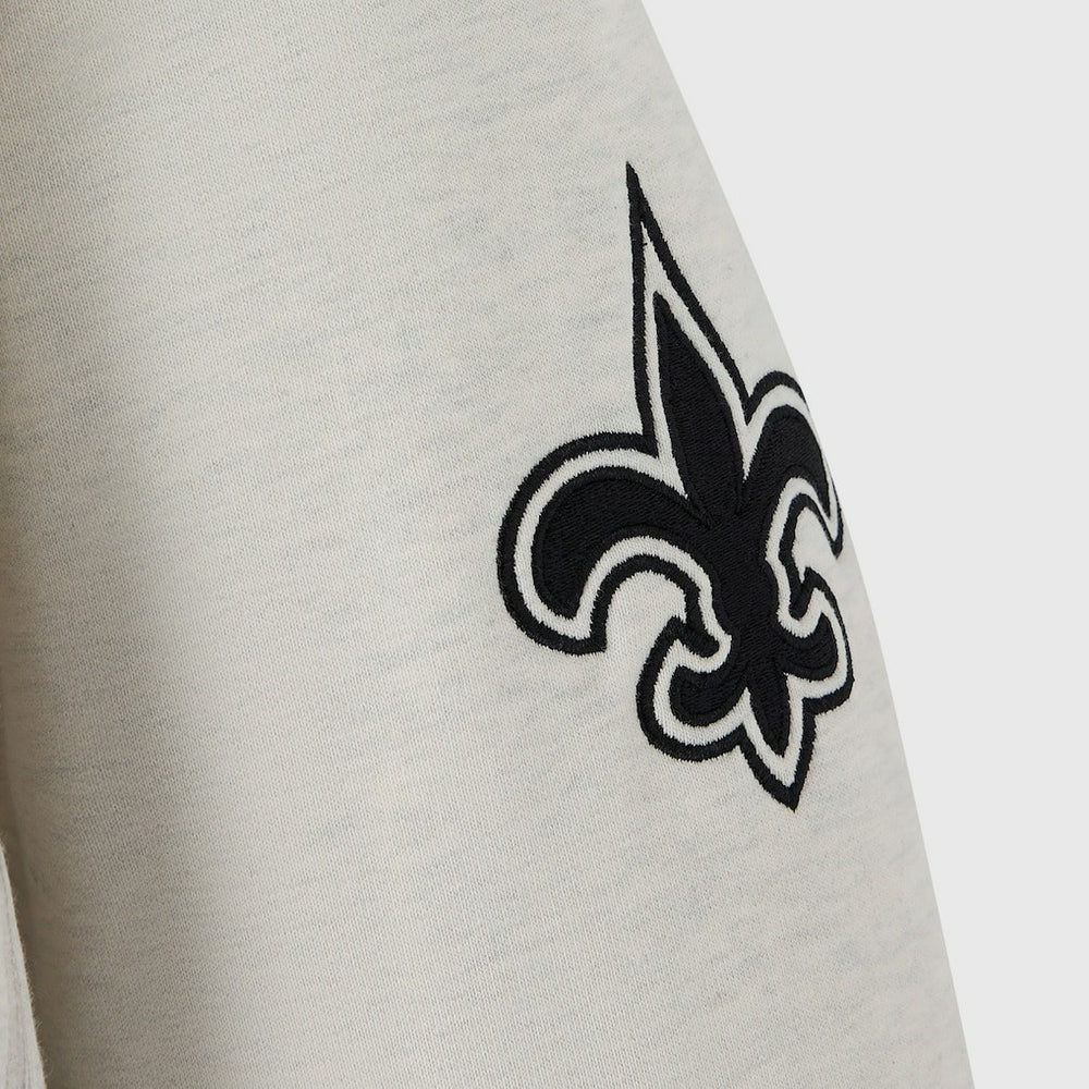 New Orleans Saints OVO x NFL Unisex Fleece Sweatshirt - Heather Gray - NFL
