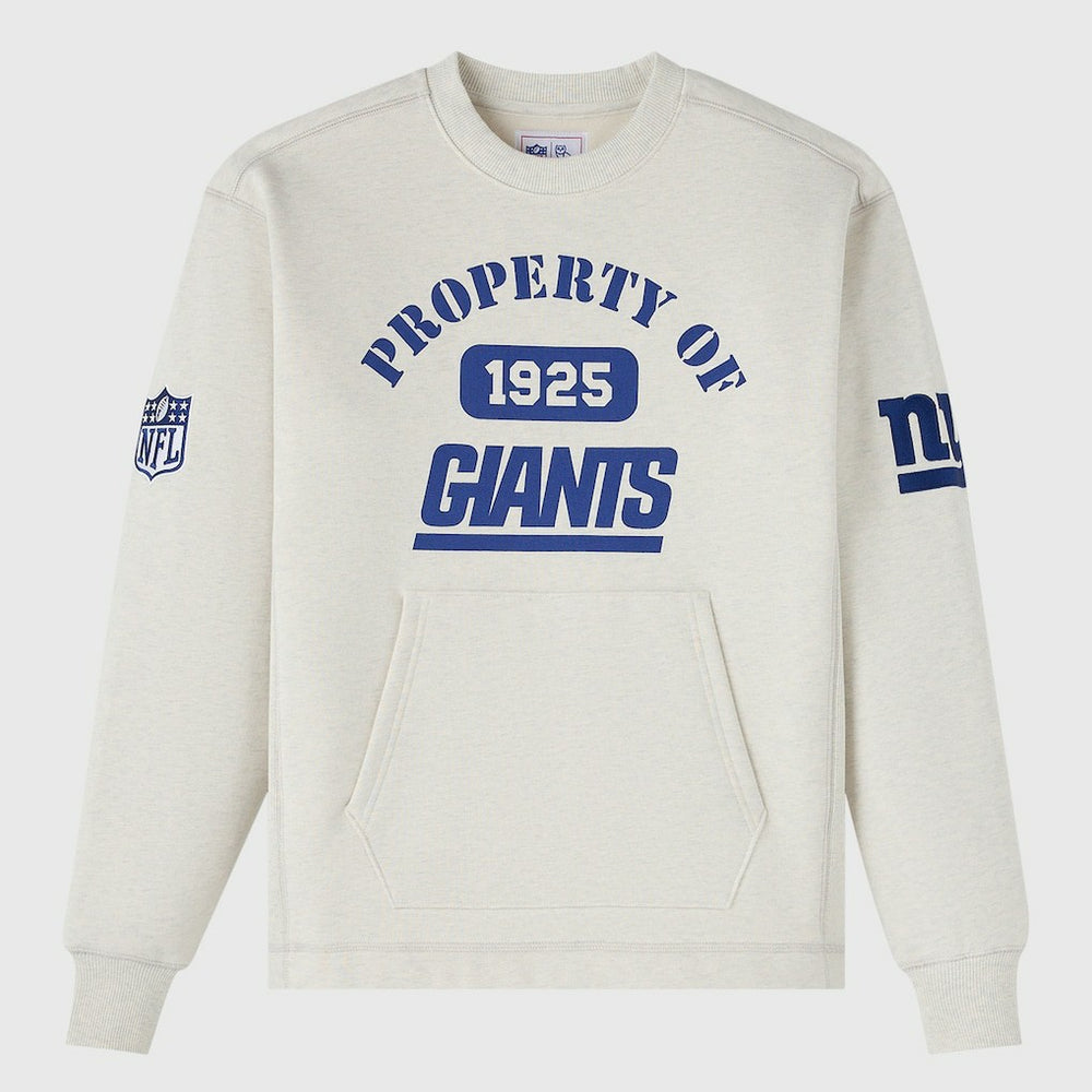 New York Giants OVO x NFL Unisex Fleece Sweatshirt - Heather Gray - NFL