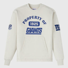 New York Giants OVO x NFL Unisex Fleece Sweatshirt - Heather Gray - NFL