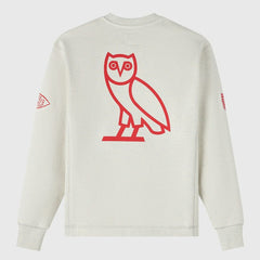 Kansas City Chiefs OVO x NFL Unisex Fleece Sweatshirt - Heather Gray - NFL