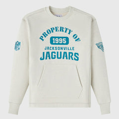Jacksonville Jaguars OVO x NFL Unisex Fleece Sweatshirt - Heather Gray - NFL