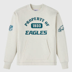Philadelphia Eagles OVO x NFL Unisex Fleece Sweatshirt - Heather Gray - NFL