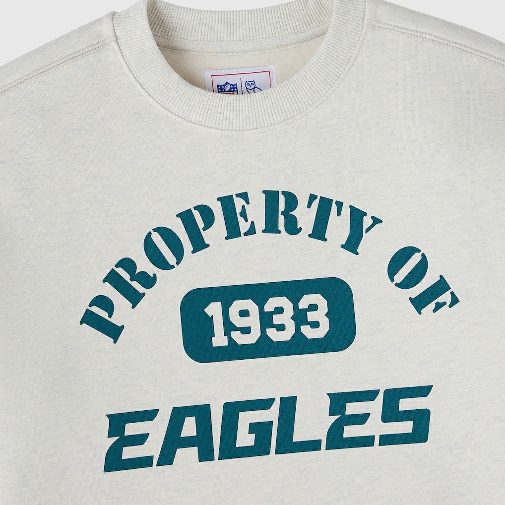 Philadelphia Eagles OVO x NFL Unisex Fleece Sweatshirt - Heather Gray - NFL