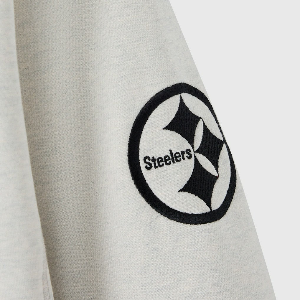 Pittsburgh Steelers OVO x NFL Unisex Fleece Sweatshirt - Heather Gray - NFL