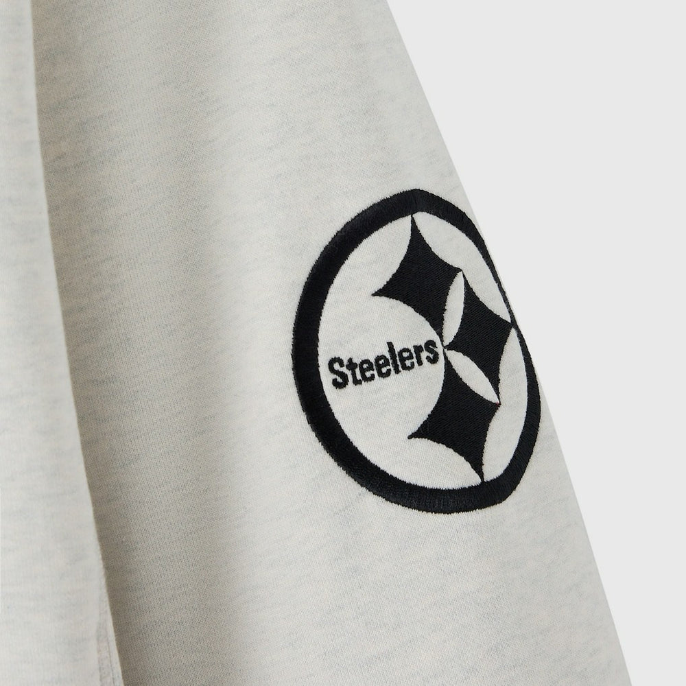 Pittsburgh Steelers OVO x NFL Unisex Fleece Sweatshirt - Heather Gray - NFL