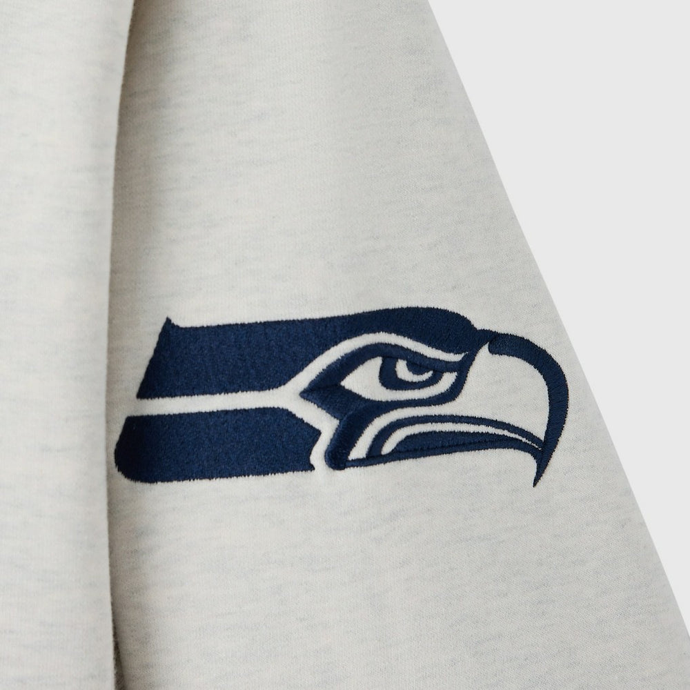 Seattle Seahawks OVO x NFL Unisex Fleece Sweatshirt - Heather Gray - NFL