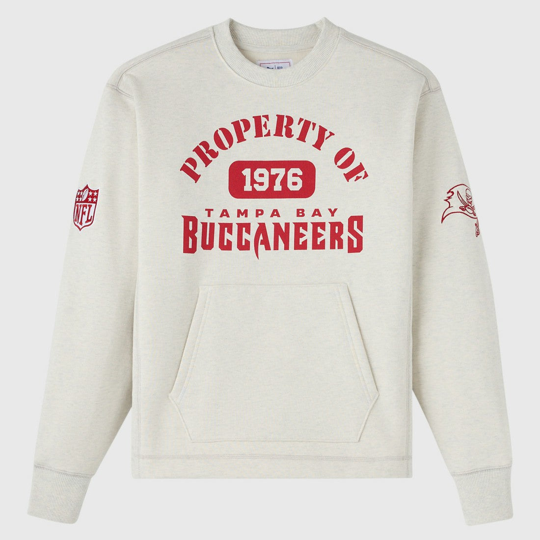 Tampa Bay Buccaneers OVO x NFL Unisex Fleece Sweatshirt - Heather Gray - NFL
