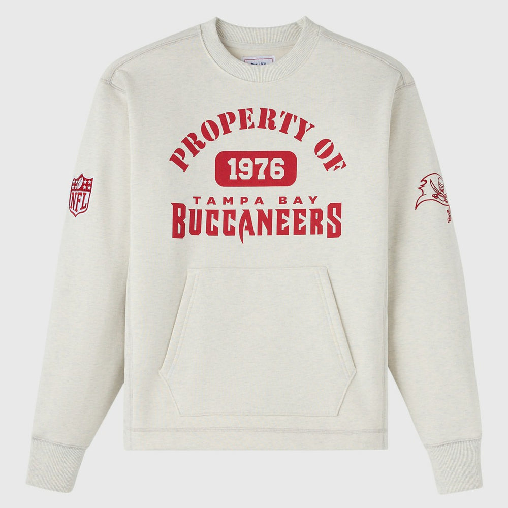 Tampa Bay Buccaneers OVO x NFL Unisex Fleece Sweatshirt - Heather Gray - NFL