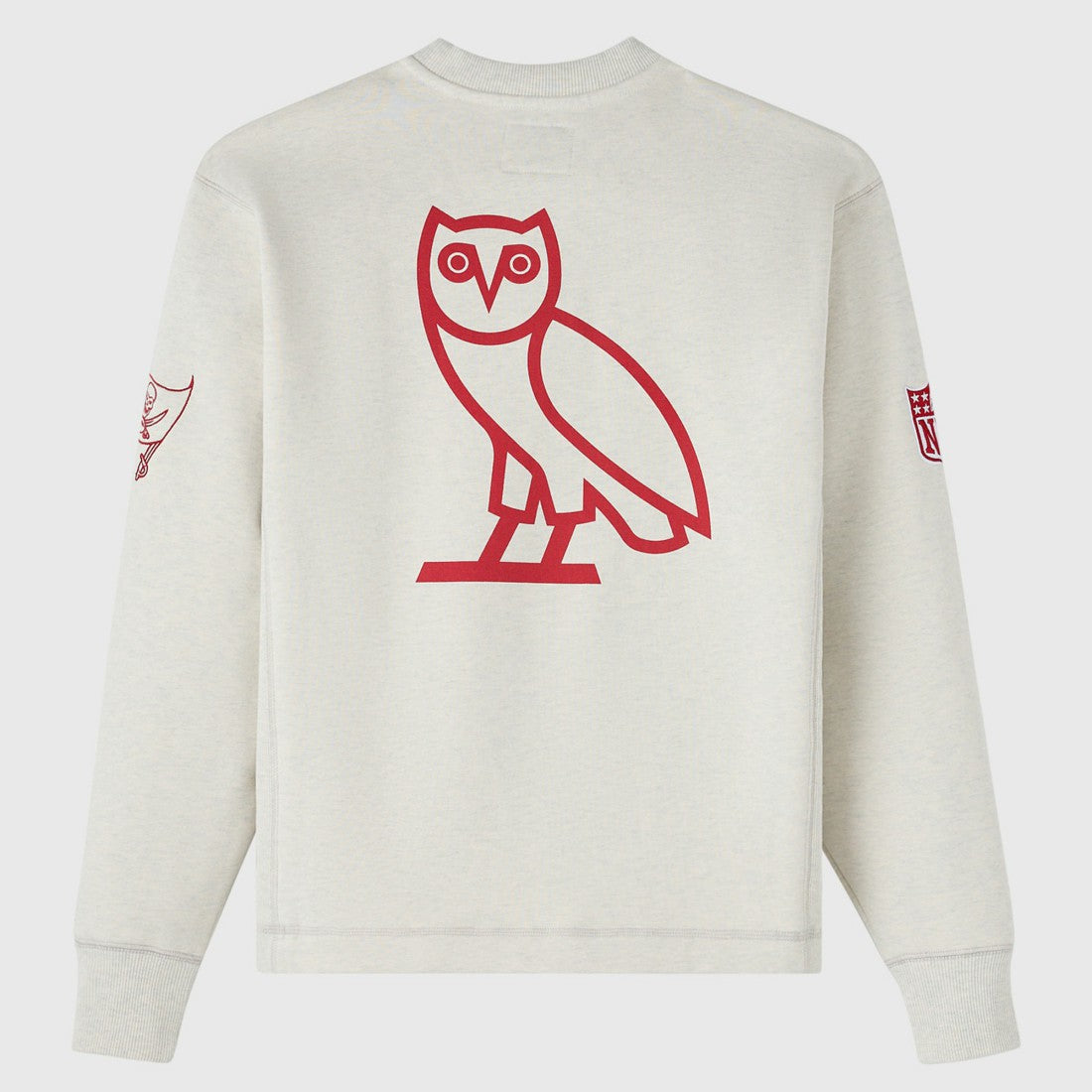 Tampa Bay Buccaneers OVO x NFL Unisex Fleece Sweatshirt - Heather Gray - NFL