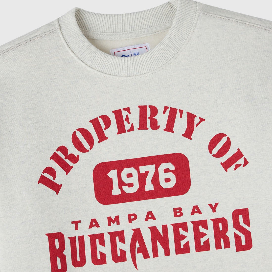 Tampa Bay Buccaneers OVO x NFL Unisex Fleece Sweatshirt - Heather Gray - NFL
