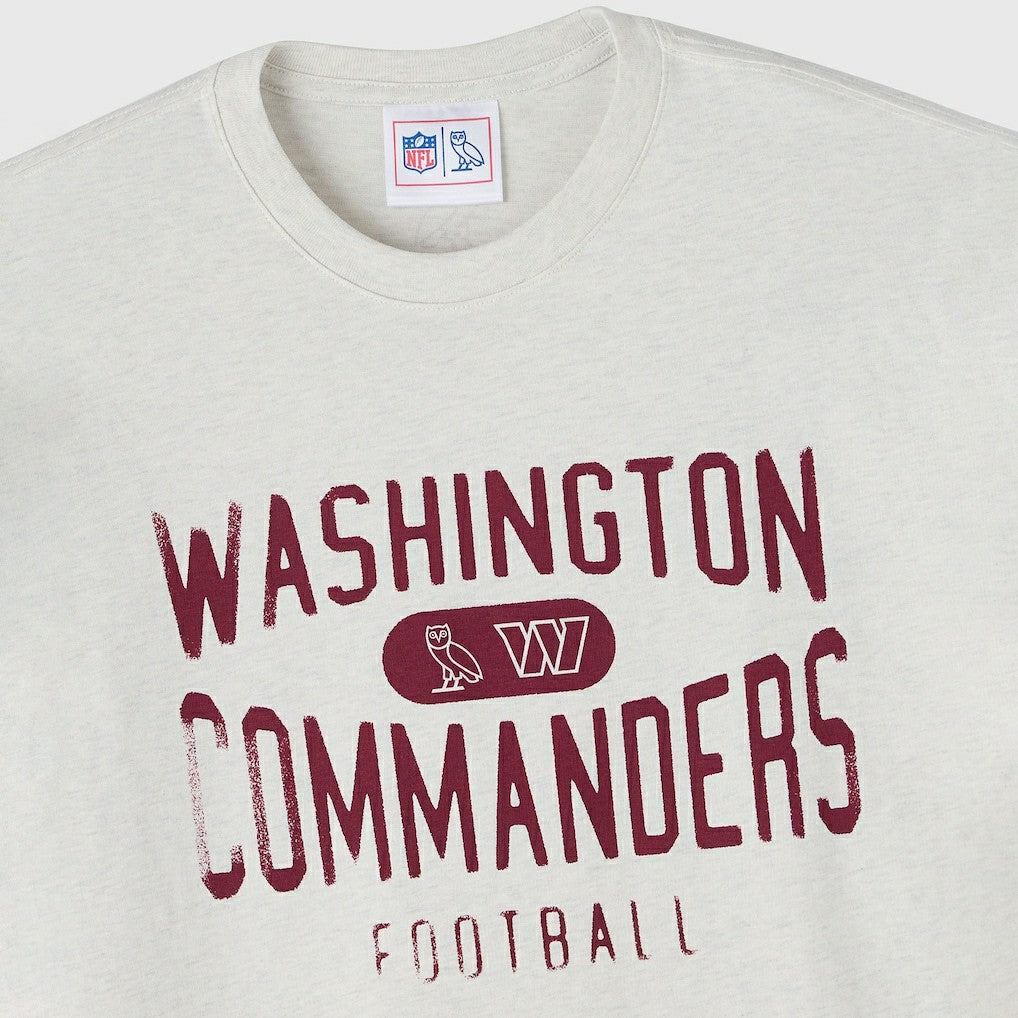 Washington Commanders OVO x NFL Unisex T-Shirt - Heather Gray - NFL