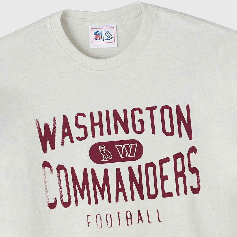 Washington Commanders OVO x NFL Unisex T-Shirt - Heather Gray - NFL