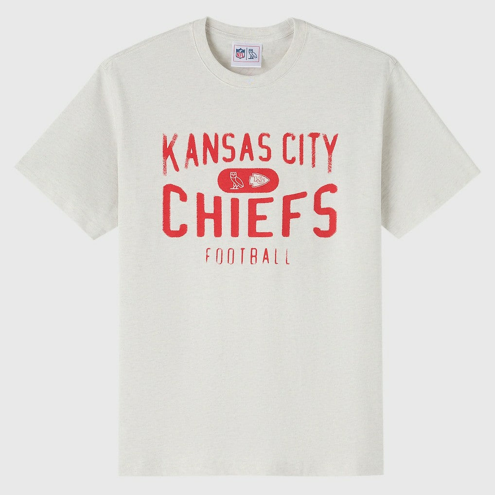 Kansas City Chiefs OVO x NFL Unisex T-Shirt - Heather Gray - NFL