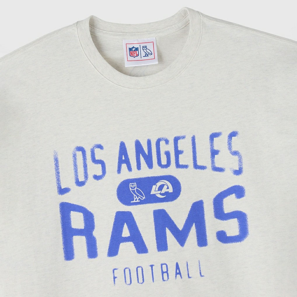 Los Angeles Rams OVO x NFL Unisex T-Shirt - Heather Gray - NFL