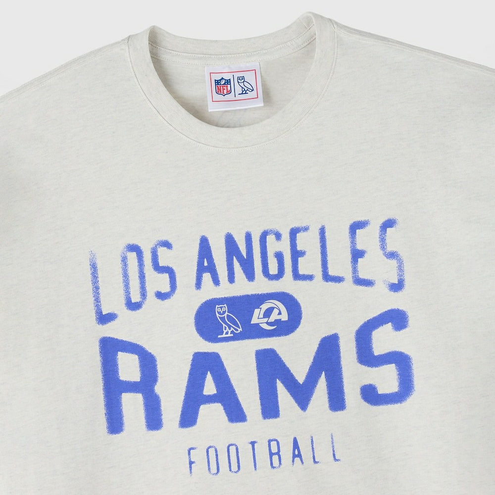 Los Angeles Rams OVO x NFL Unisex T-Shirt - Heather Gray - NFL