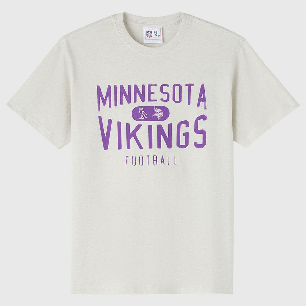 Minnesota Vikings OVO x NFL Unisex T-Shirt - Heather Gray - NFL