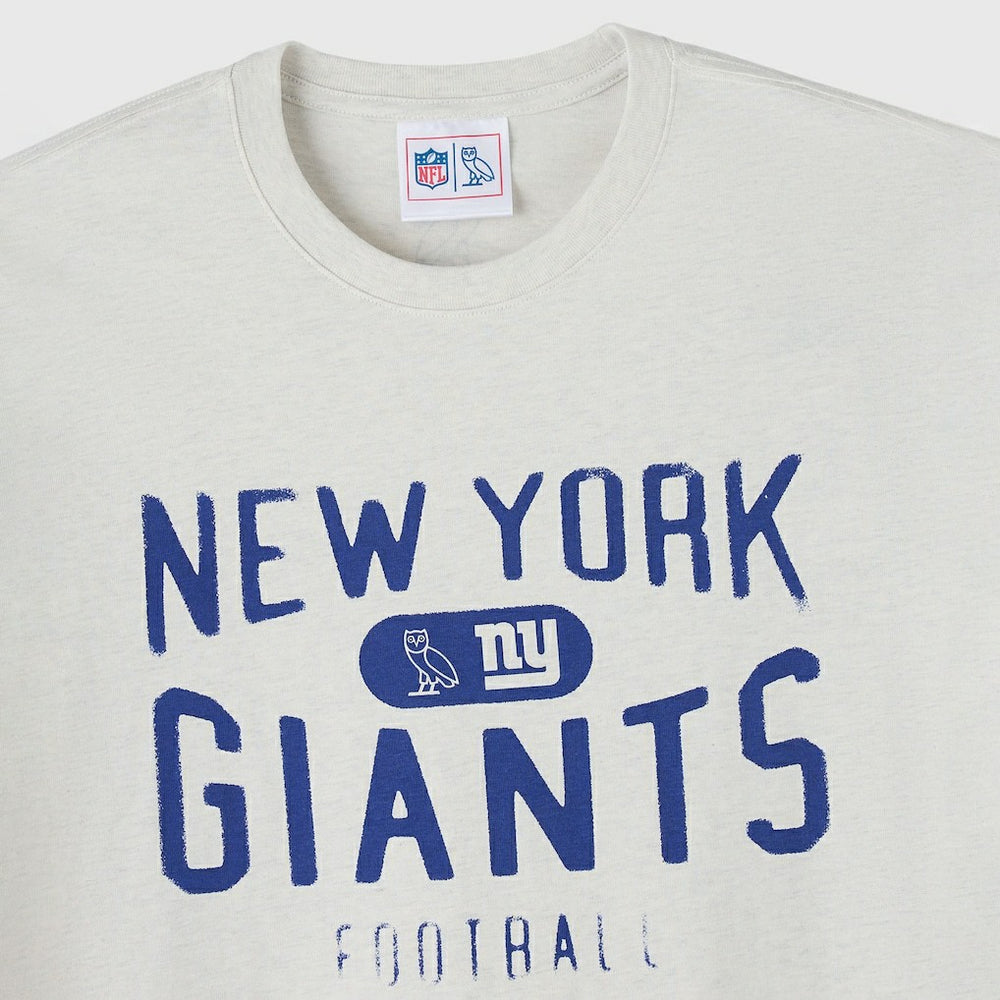 New York Giants OVO x NFL Unisex T-Shirt - Heather Gray - NFL