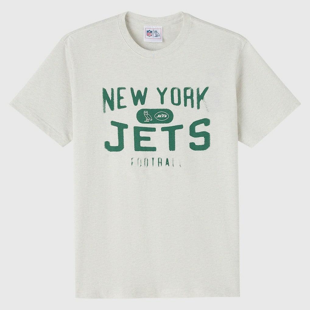 New York Jets OVO x NFL Unisex T-Shirt - Heather Gray - NFL