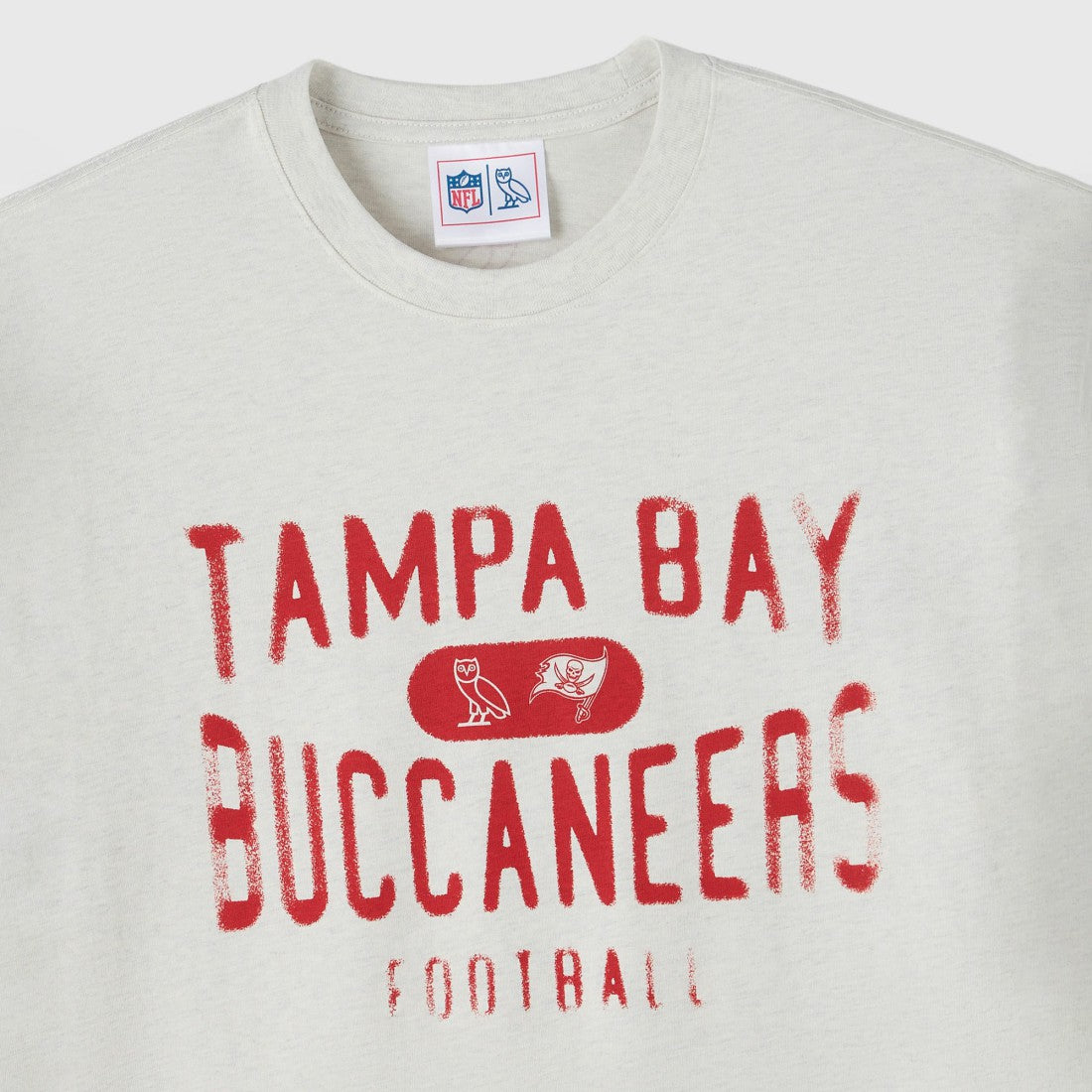 Tampa Bay Buccaneers OVO x NFL Unisex T-Shirt - Heather Gray - NFL