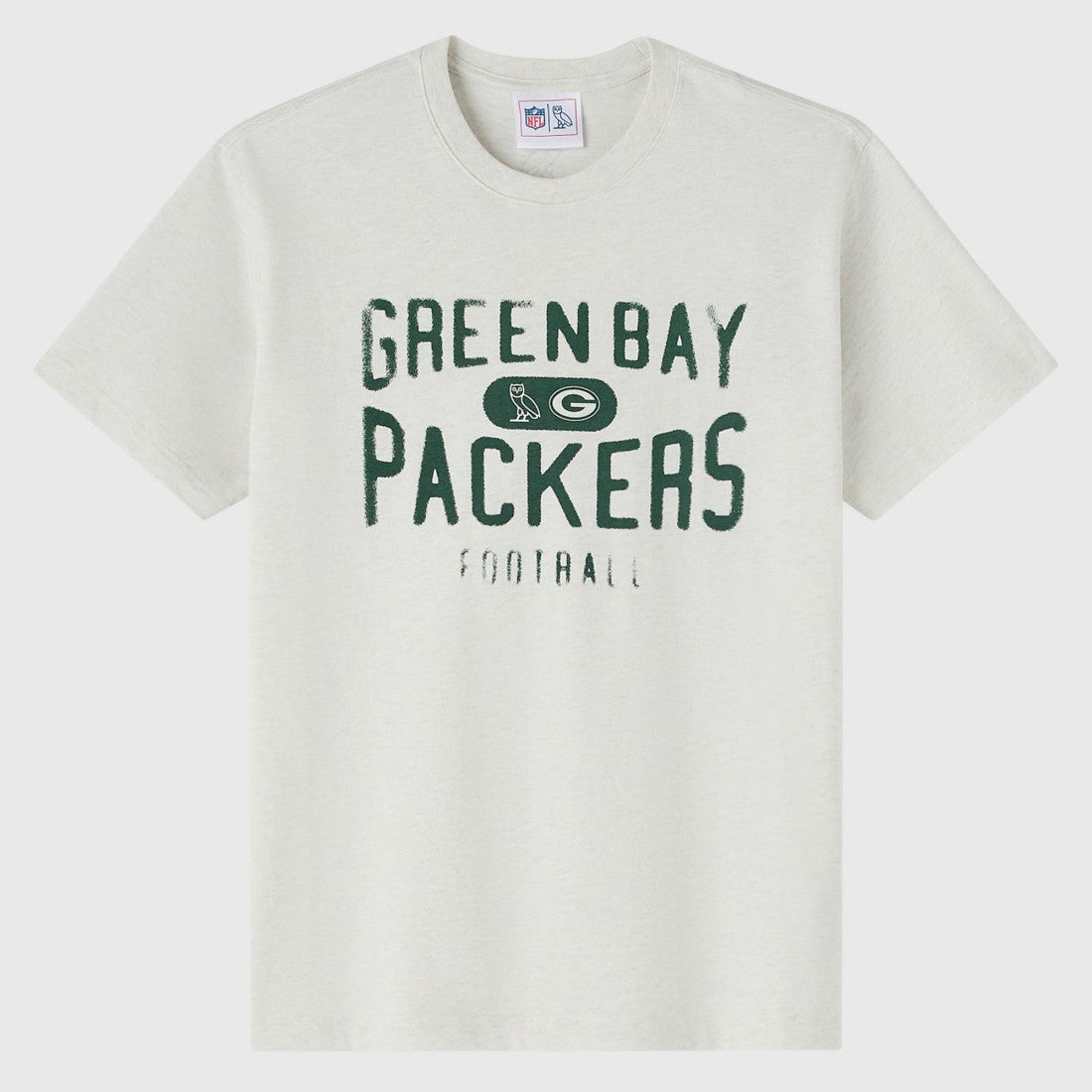 Green Bay Packers OVO x NFL Unisex T-Shirt - Heather Gray - NFL