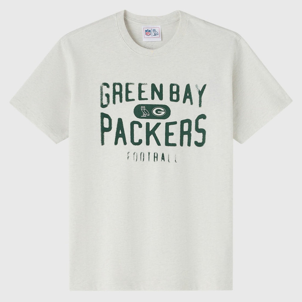 Green Bay Packers OVO x NFL Unisex T-Shirt - Heather Gray - NFL