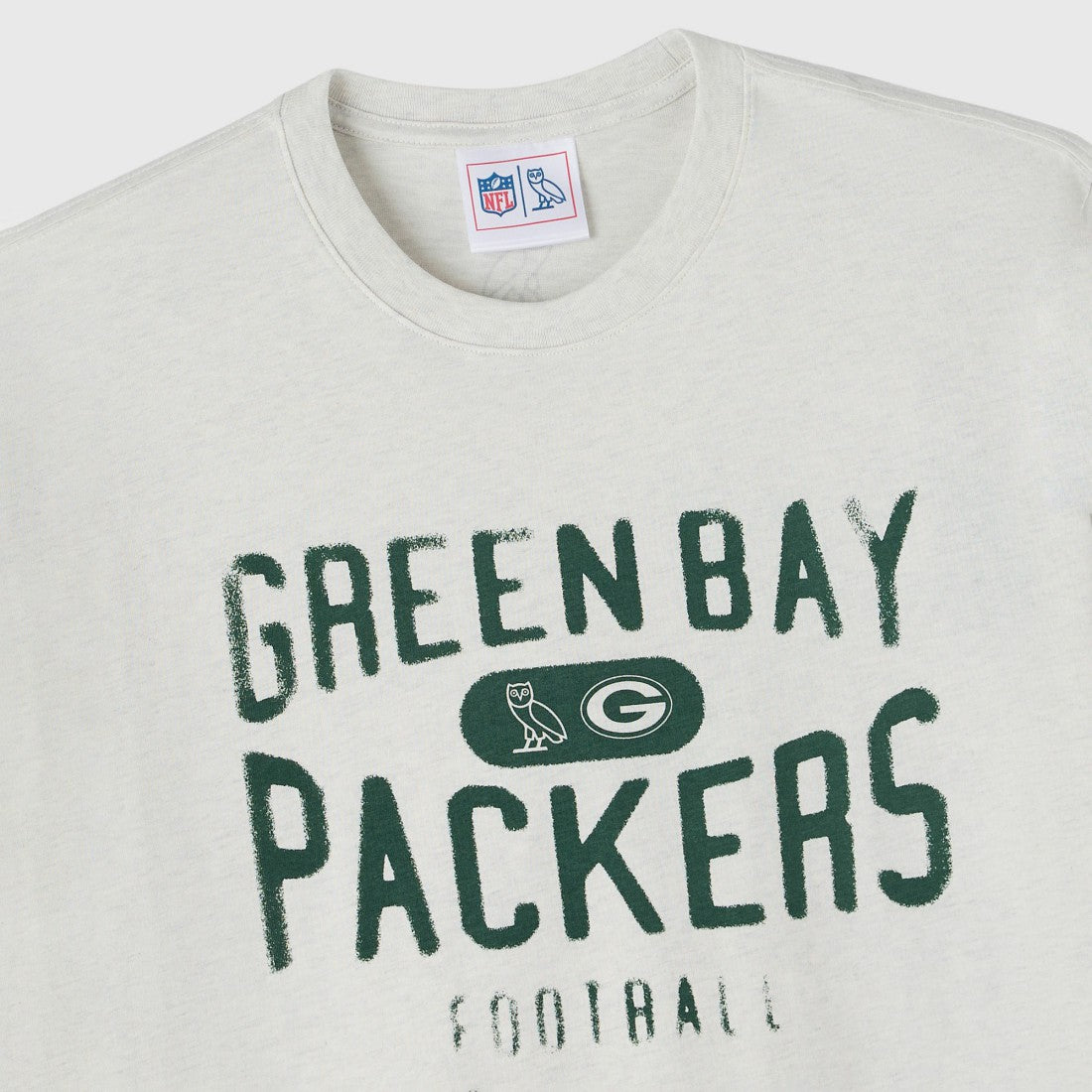 Green Bay Packers OVO x NFL Unisex T-Shirt - Heather Gray - NFL