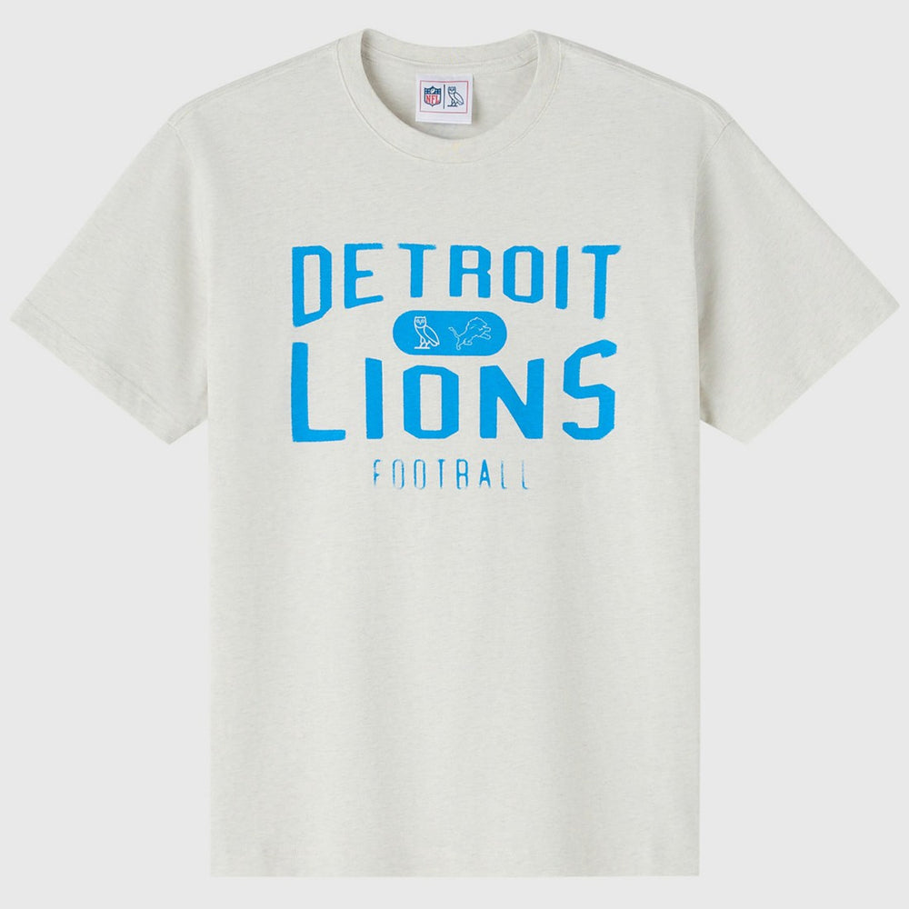 Detroit Lions OVO x NFL Unisex T-Shirt - Heather Gray - NFL