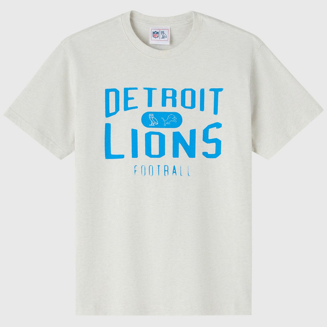 Detroit Lions OVO x NFL Unisex T-Shirt - Heather Gray - NFL