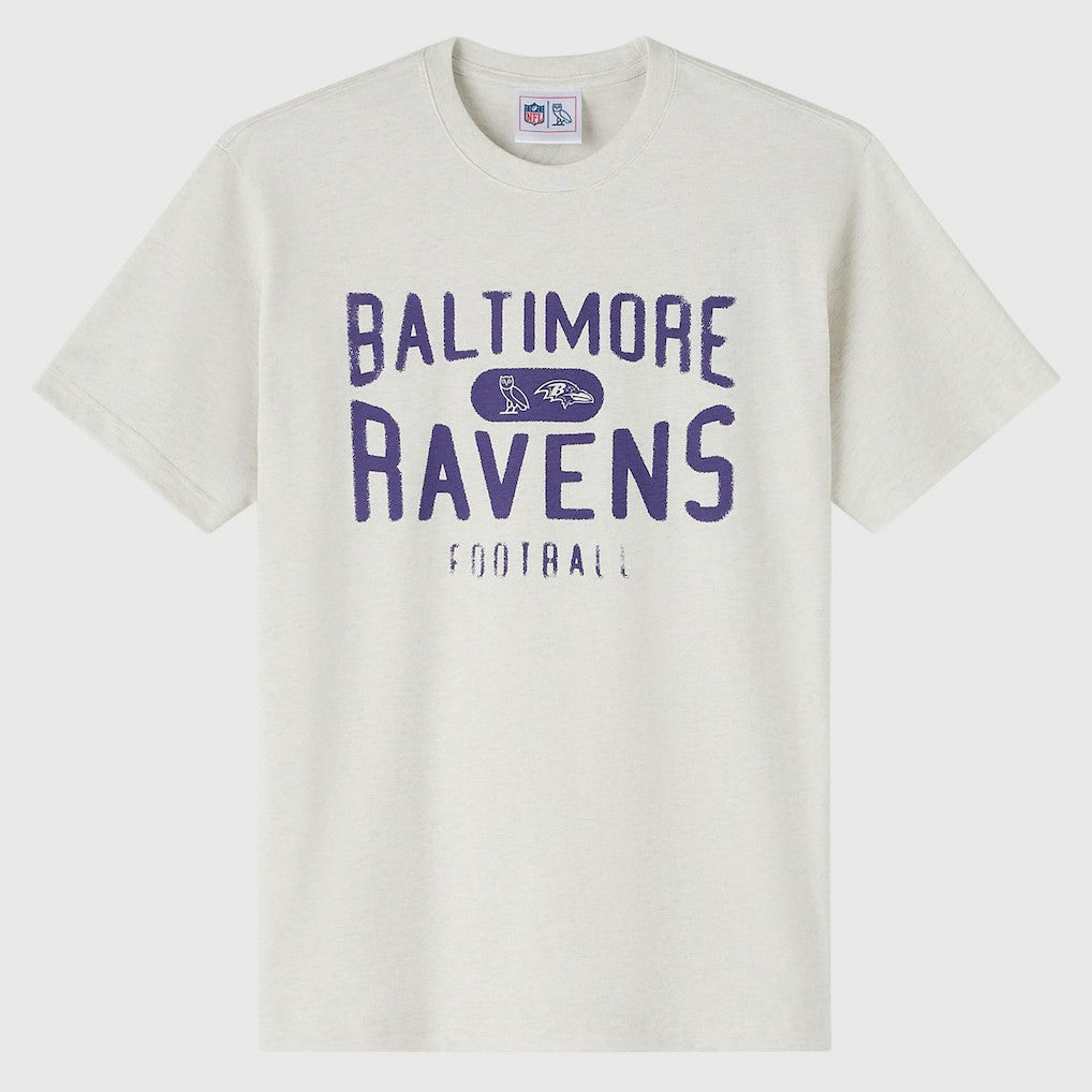 Baltimore Ravens OVO x NFL Unisex T-Shirt - Heather Gray - NFL