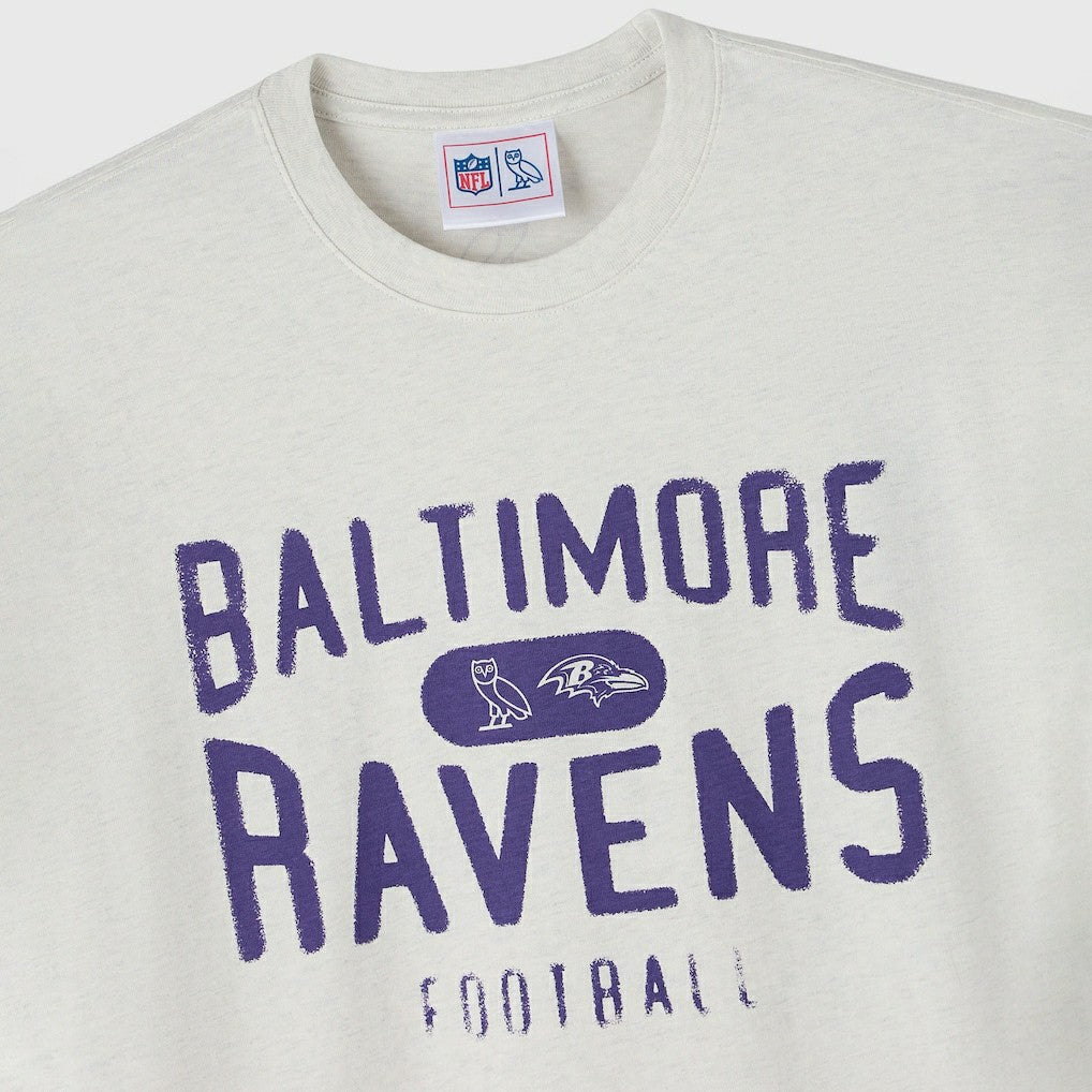 Baltimore Ravens OVO x NFL Unisex T-Shirt - Heather Gray - NFL