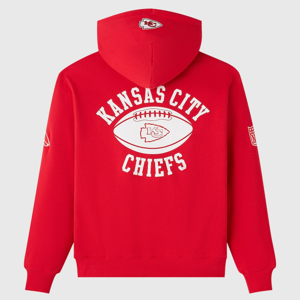 Kansas City Chiefs OVO x NFL Unisex Full-Zip Waffle-Lined Hoodie - Red - NFL