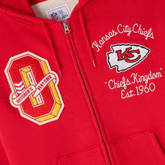 Kansas City Chiefs OVO x NFL Unisex Full-Zip Waffle-Lined Hoodie - Red - NFL