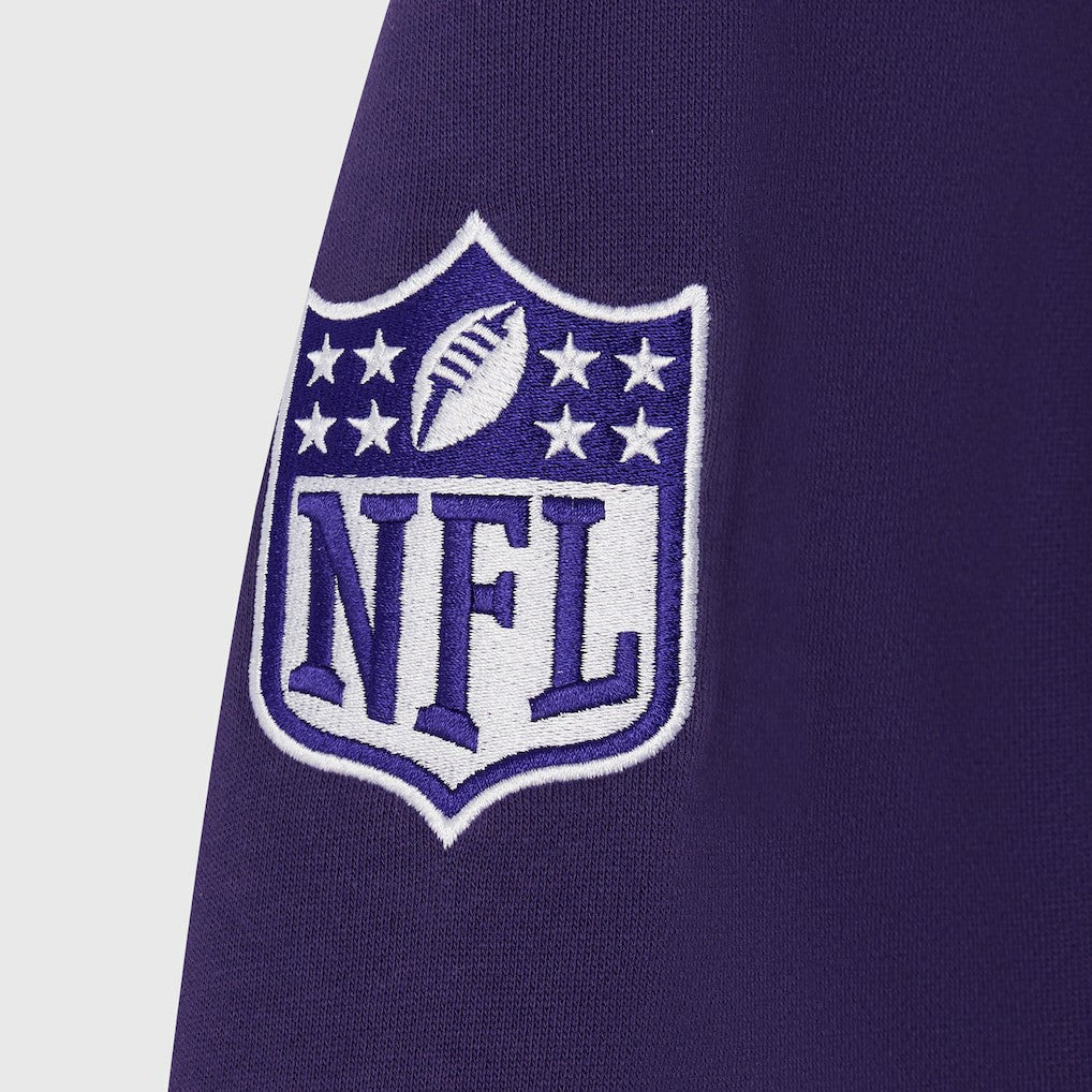 Baltimore Ravens OVO x NFL Unisex Full-Zip Waffle-Lined Hoodie - Purple - NFL